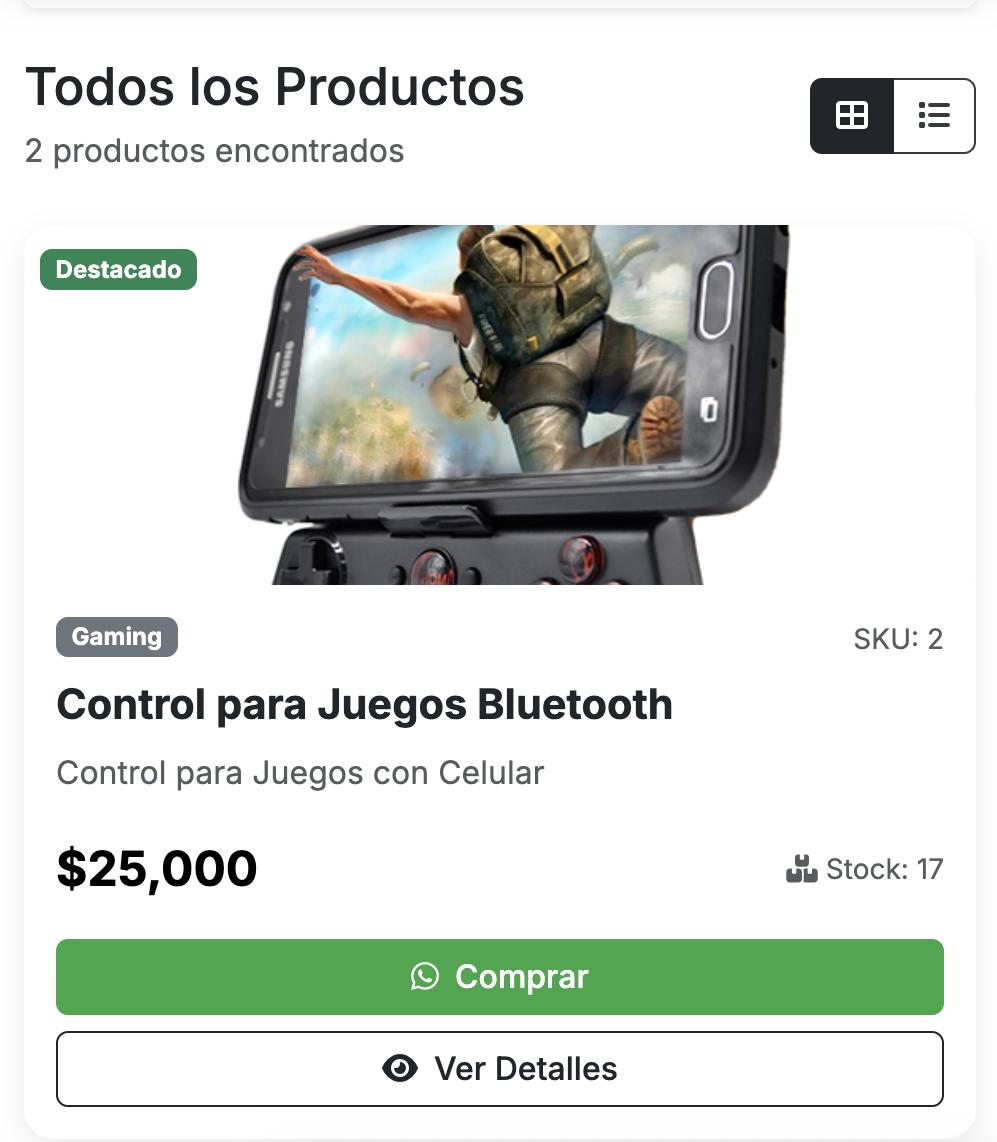 Tienda Virtual Artica